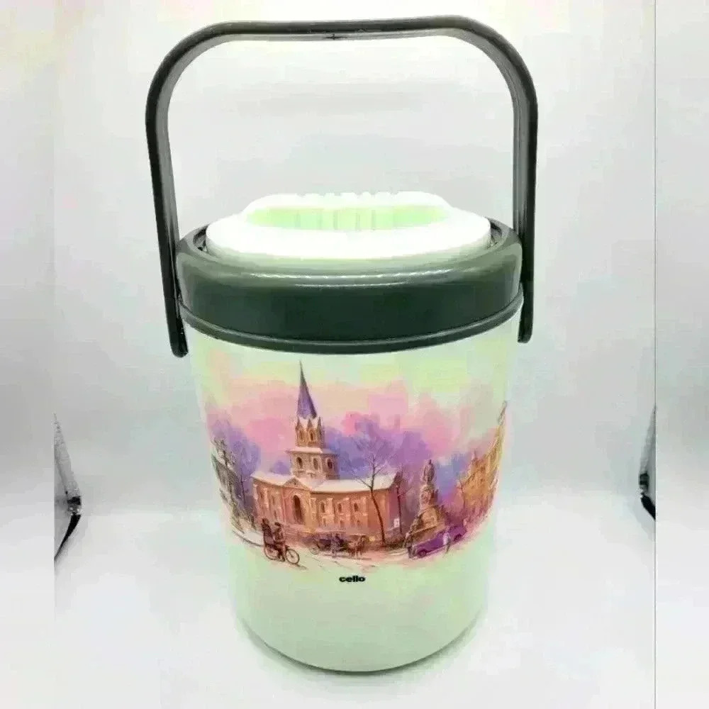 VINTAGE CELLO WORLD CLASS INSULATED LUNCH MATE CARRIER WITH 3 SERVINGS